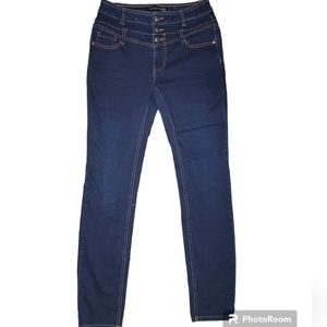 Twenty One Black Dark Wash Skinny Jeans Women's Size 5/6 High Waist Curvy